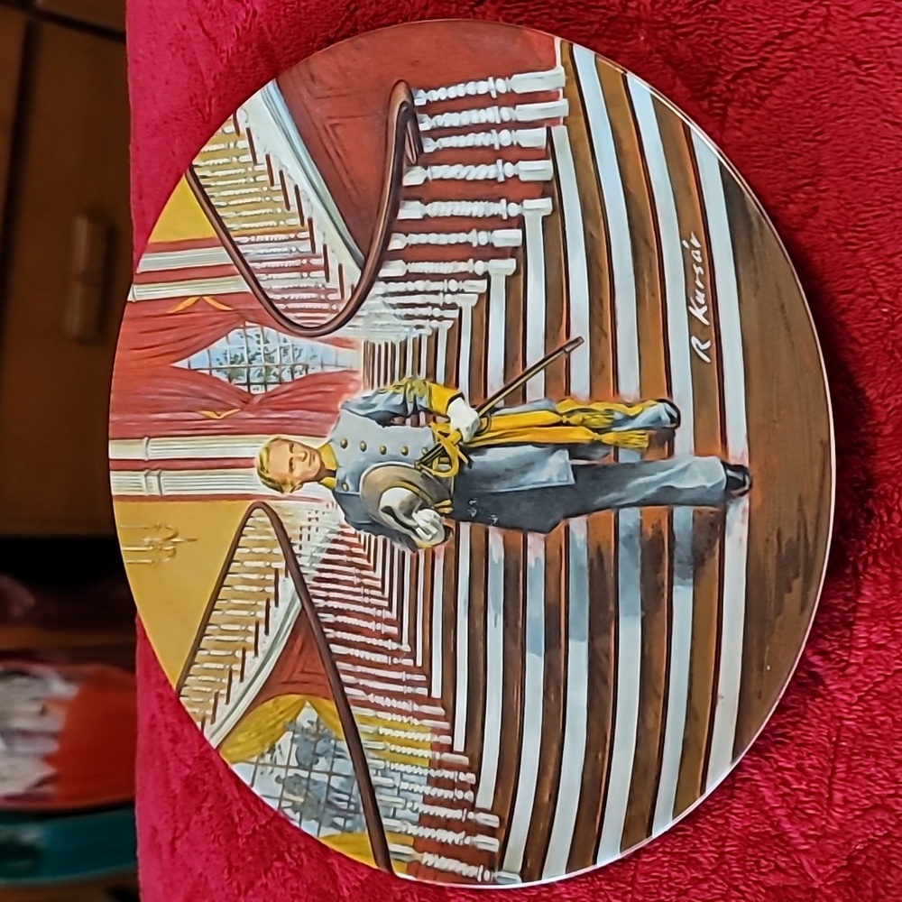 1979 Gone With The Wind ASHLEY On staircase Decorative Plate